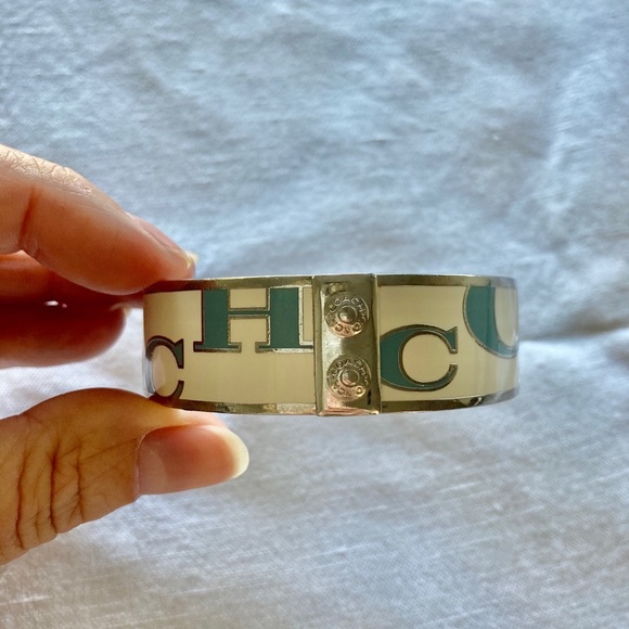 Coach - White & Blue Enamel Bracelet - Picture 3 of 8